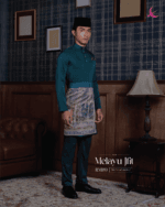 Baju Melayu Jfit - Aqua Blue