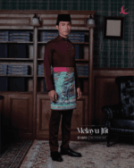 Baju Melayu Jfit - Burgundy