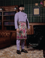 Baju Melayu Senna - Lilac