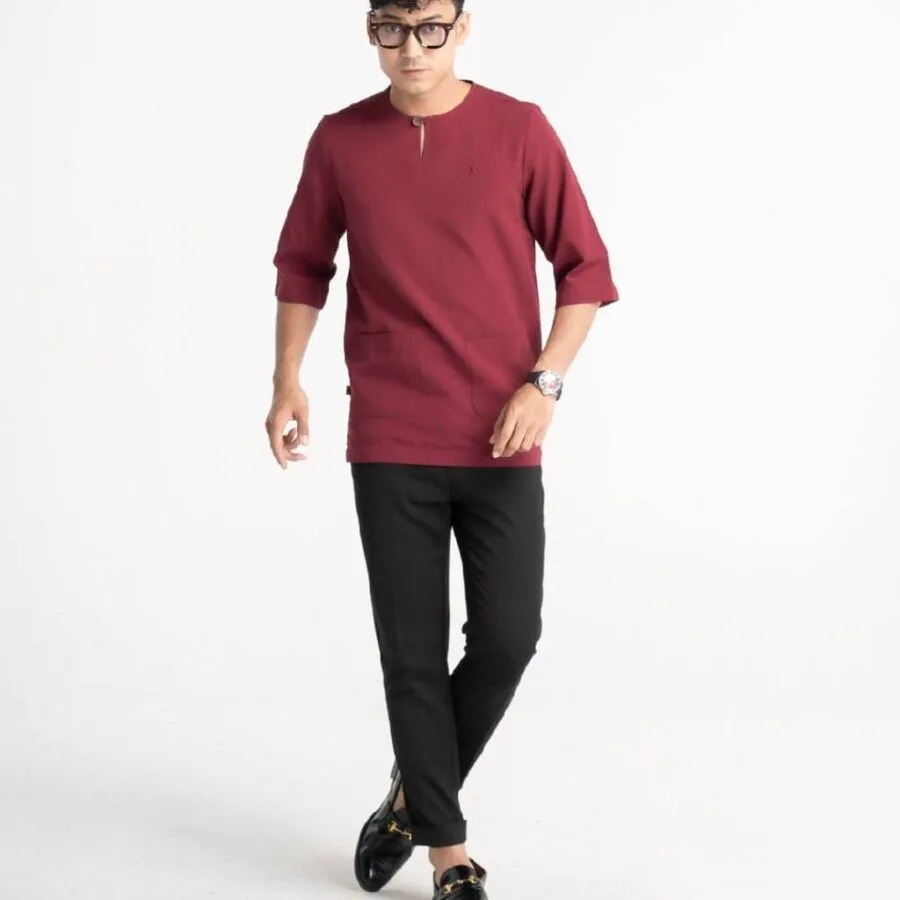 Kurta Adrean - Maroon