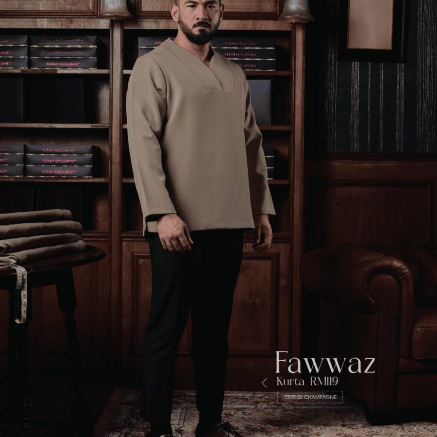 Kurta Fawwaz - Champagne