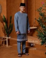 Teluk Belanga Modern - Denim Blue