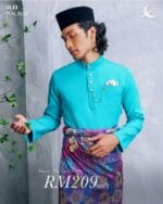 baju-melayu-ultimate-teal-blue