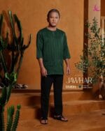 kurta jawhar - dark green