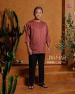 kurta jawhar - dusty pink