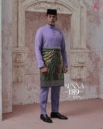 Baju Melayu Senna - Blue Lilac
