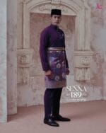 Baju Melayu Senna - Eggplant Purple