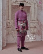 Baju Melayu Senna - Faded Purple