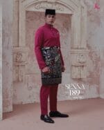 Baju Melayu Senna - Fushia Pink