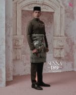 Baju Melayu Senna - Green Brown