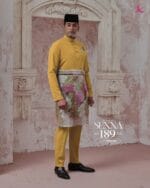 Baju Melayu Senna - Mustard