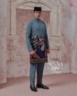 Baju Melayu Senna - Warm Grey