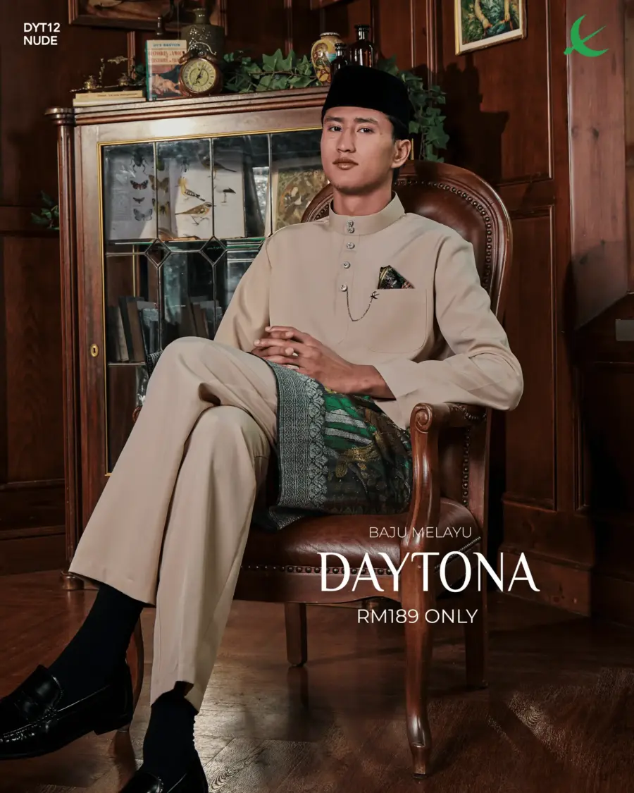 Baju Melayu Daytona - Nude
