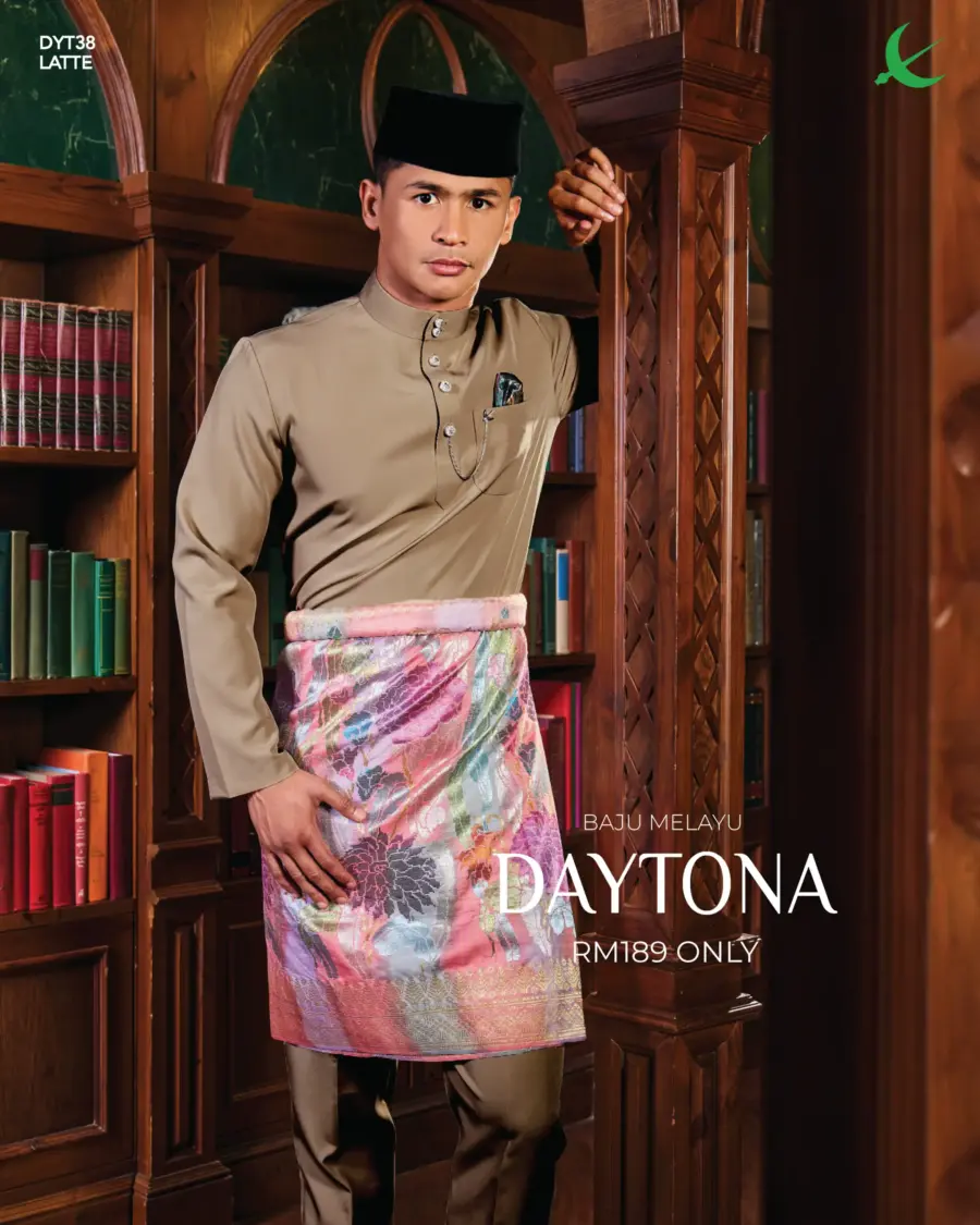 Baju Melayu Daytona - Latte