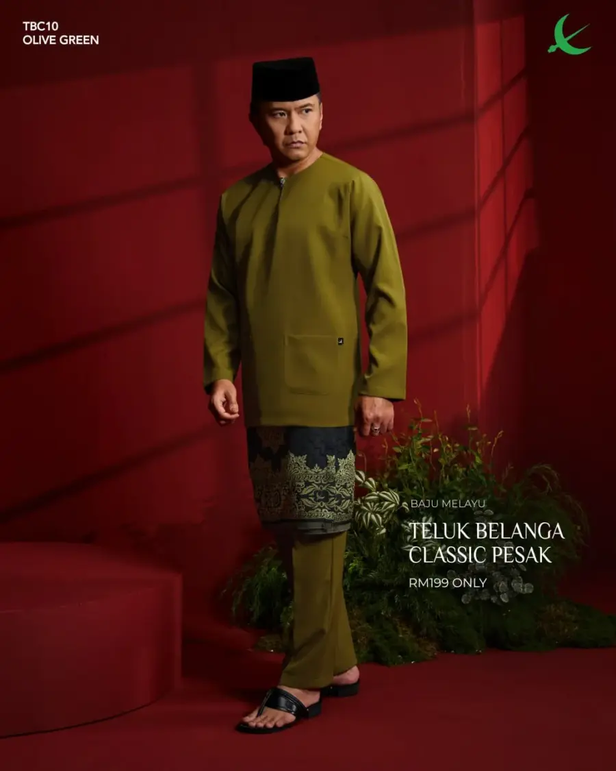 Teluk Belanga Classic - Olive Green