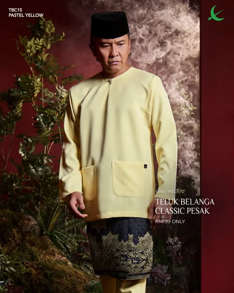 Teluk Belanga Classic - Pastel Yellow