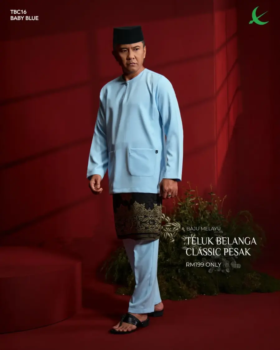Teluk Belanga Classic - Baby Blue