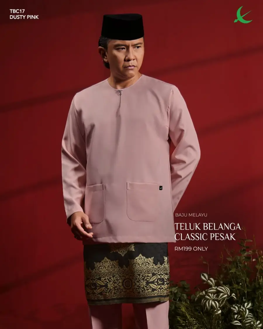 Teluk Belanga Classic - Dusty Pink