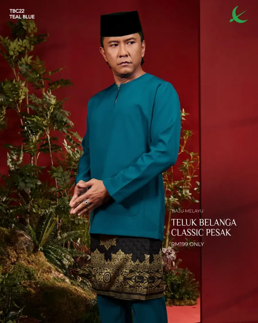 Teluk Belanga Classic - Teal Blue