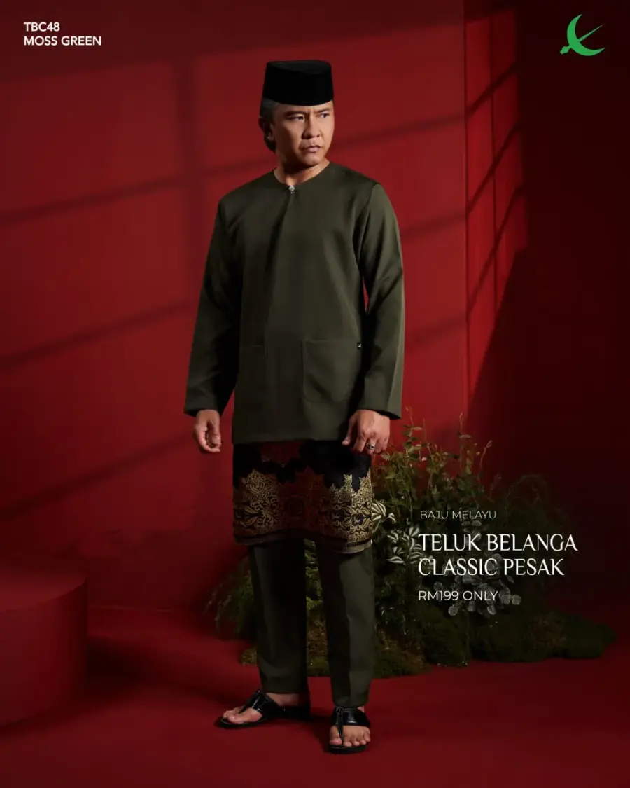 Teluk Belanga Classic - Moss Green