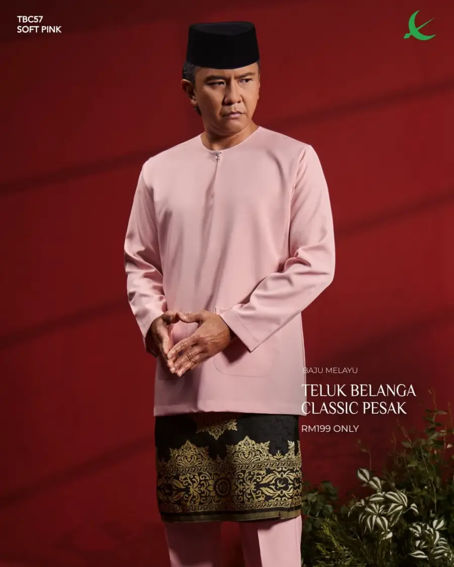 Teluk Belanga Classic - Soft Pink
