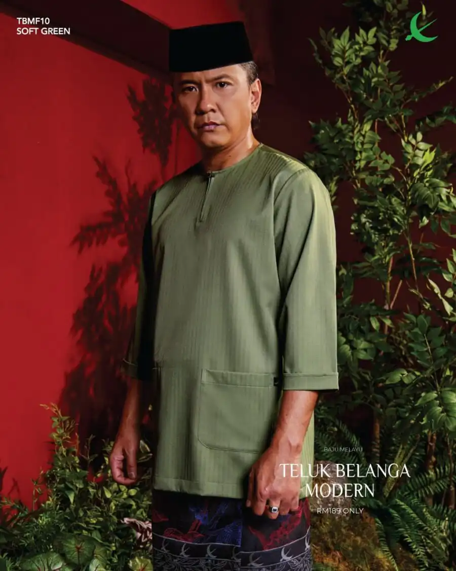 Teluk Belanga Modern - Soft Green