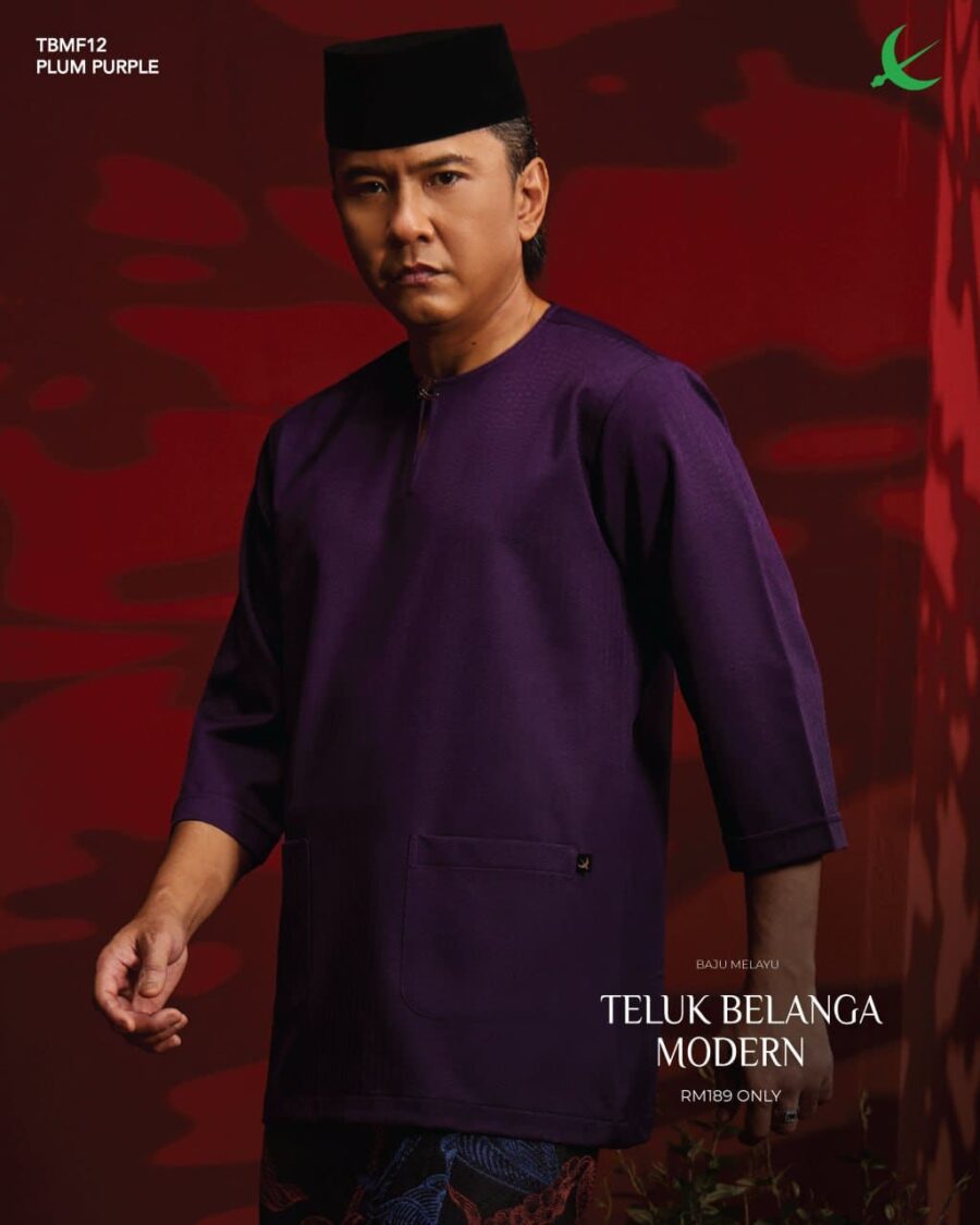 Teluk Belanga Modern - Plum Purple