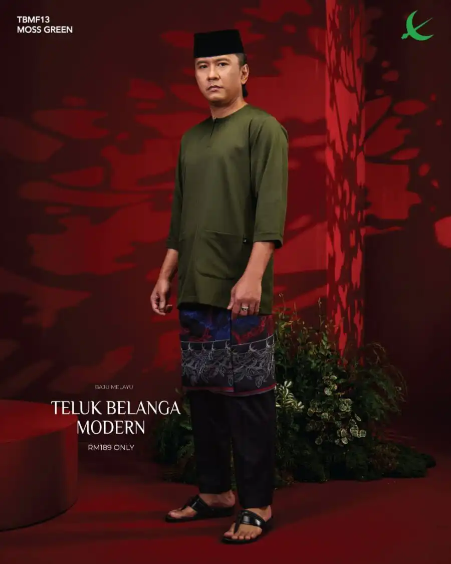 Teluk Belanga Modern - Moss Green