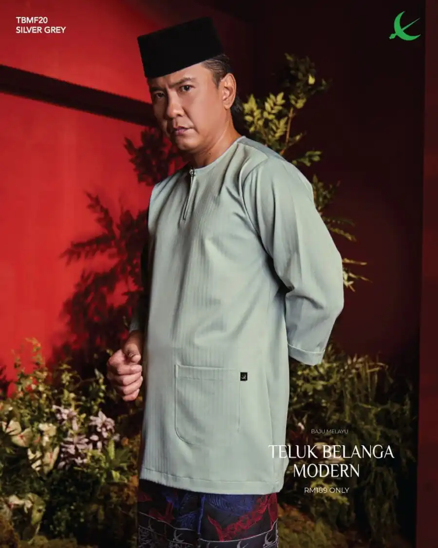 Teluk Belanga Modern - Silver Grey