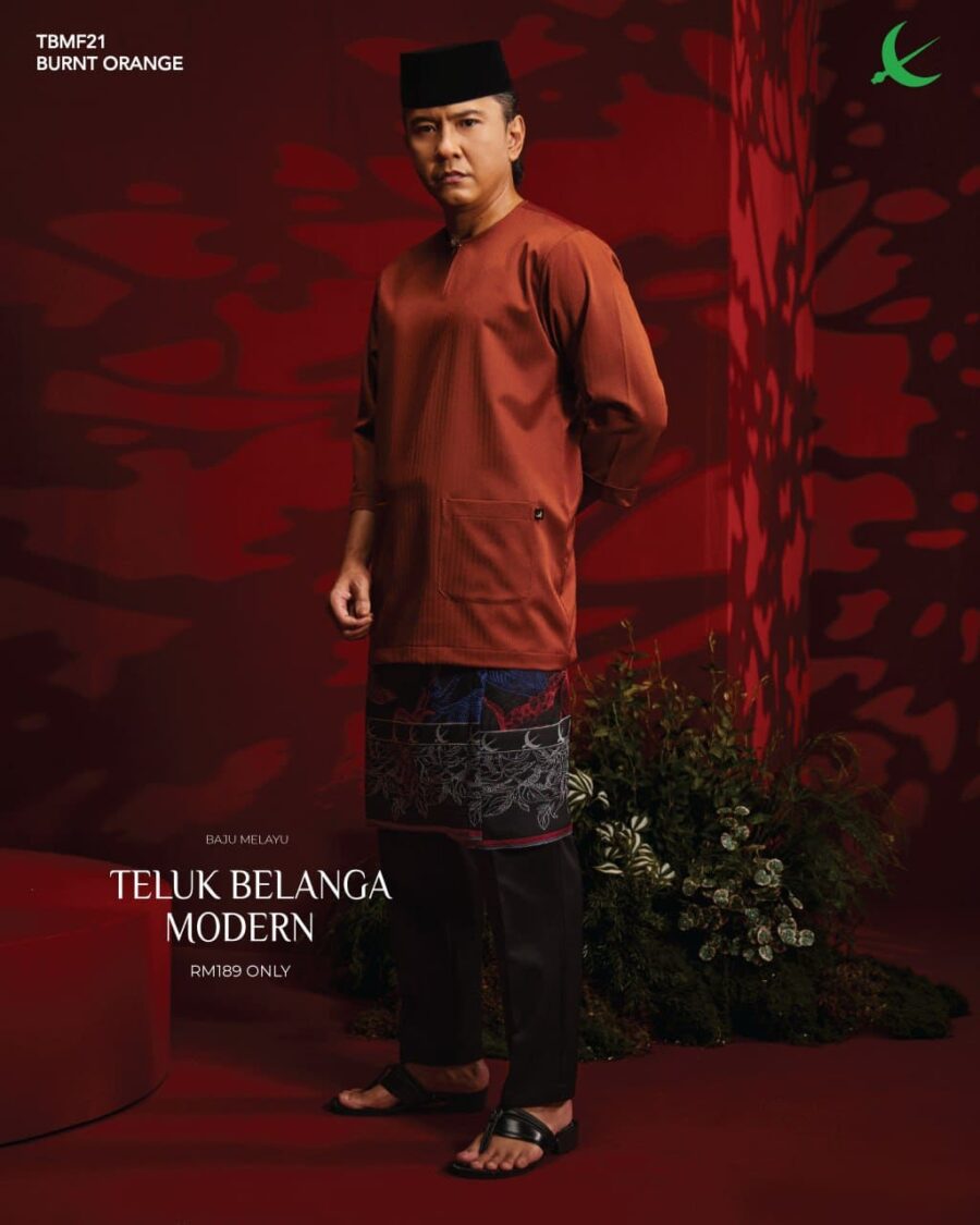 Teluk Belanga Modern - Burnt Orange