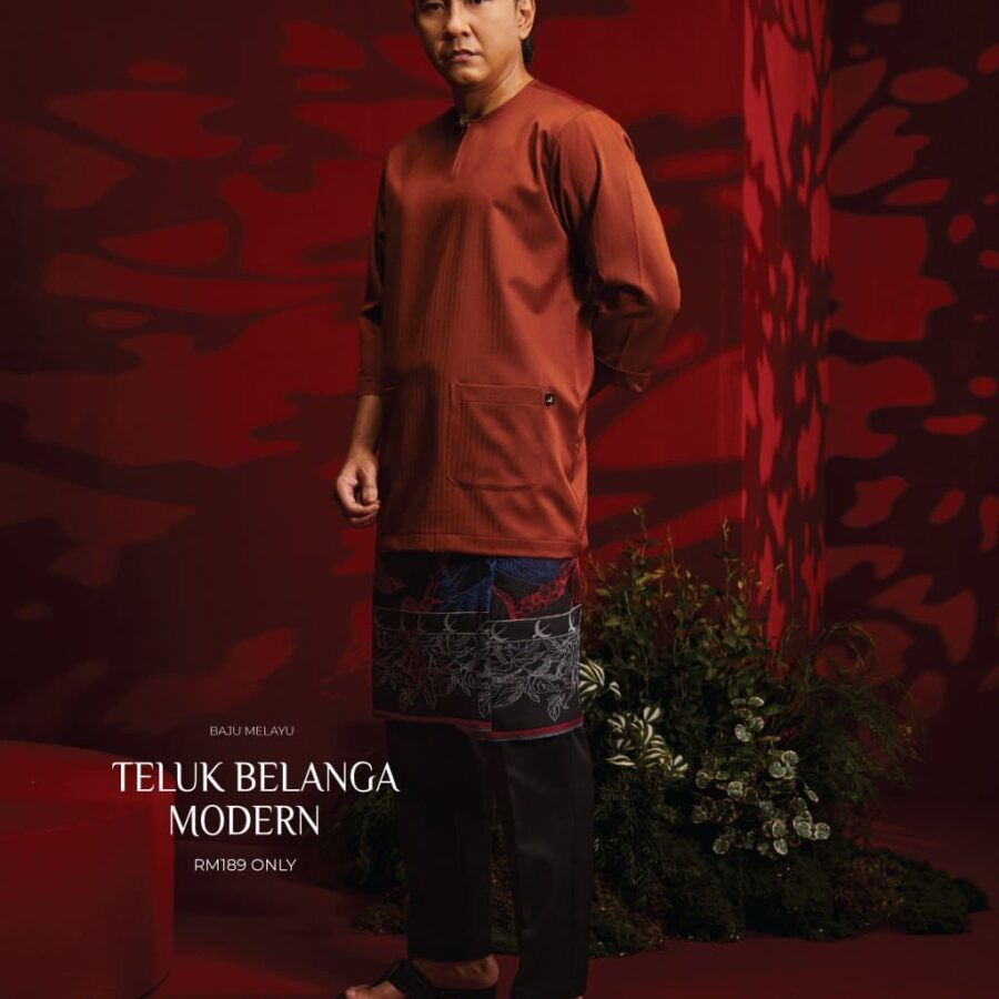 Teluk Belanga Modern - Burnt Orange