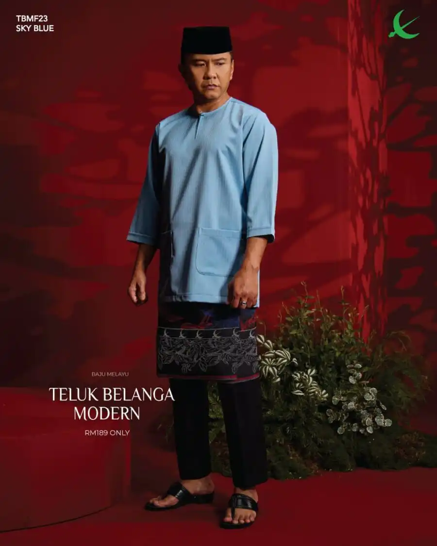 Teluk Belanga Modern - Sky Blue