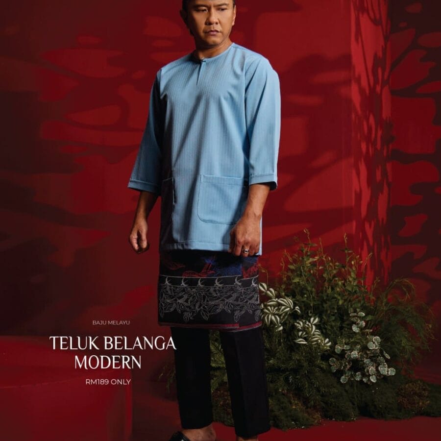 Teluk Belanga Modern - Sky Blue