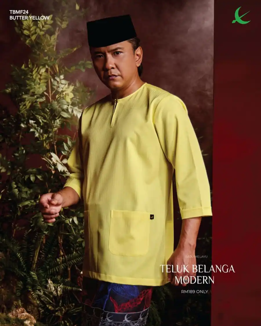 Teluk Belanga Modern - Butter Yellow