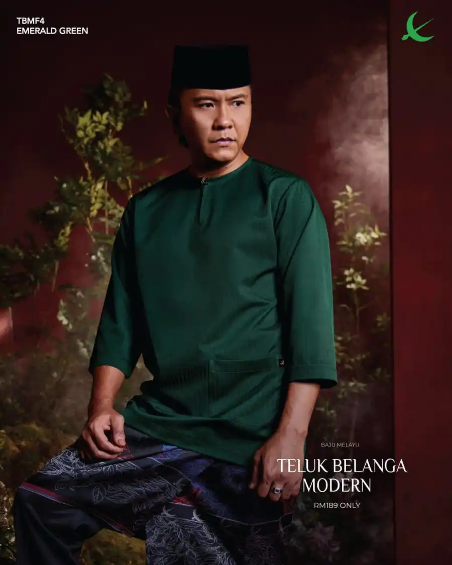 Teluk Belanga Modern - Emerald Green