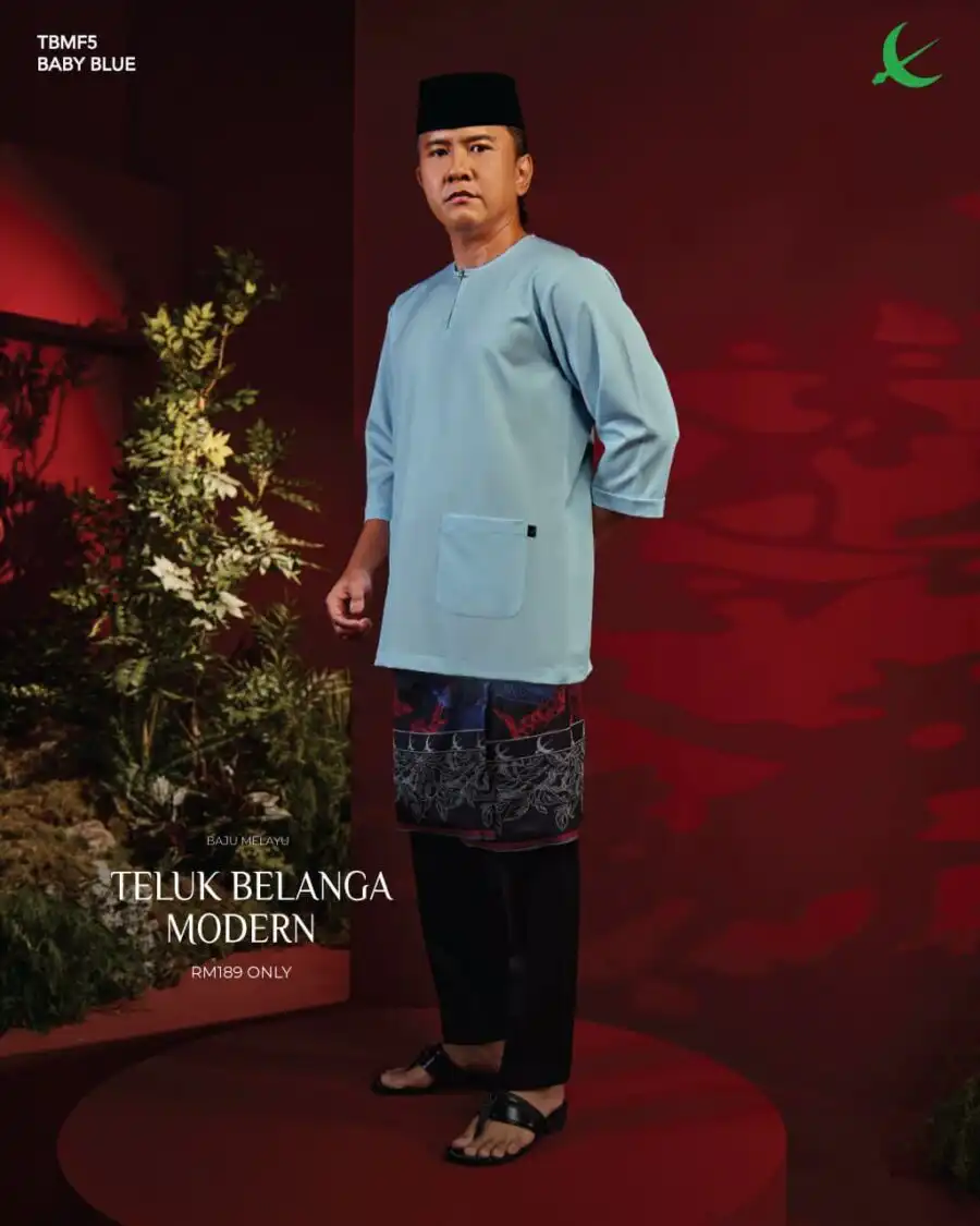 Teluk Belanga Modern - Baby Blue